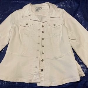 New White Denim Jacket